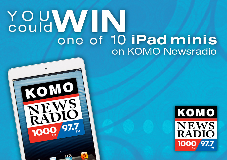 KOMO Newsradio web ads - Win an iPad mini