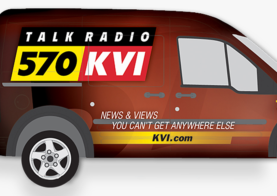 TALK RADIO 570 KVI Station Vehicle Wrap